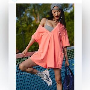 Free people Movement Women's Green Hot Shot Tee Romper S